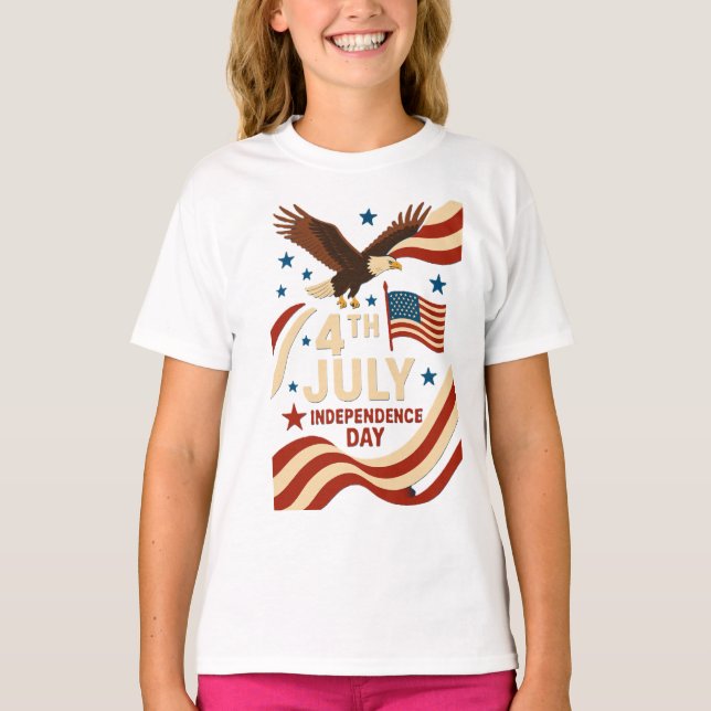 T-shirt Esprit de liberté en plein essor. (Devant)