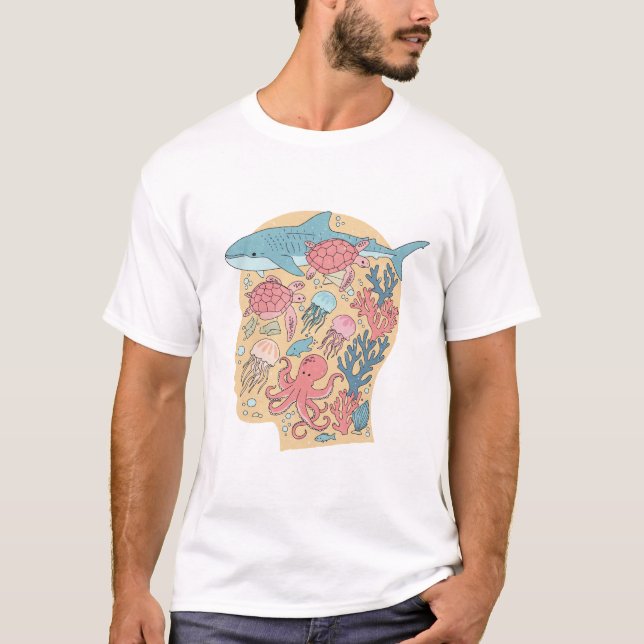 T-shirt Esprit de l'océan (Devant)