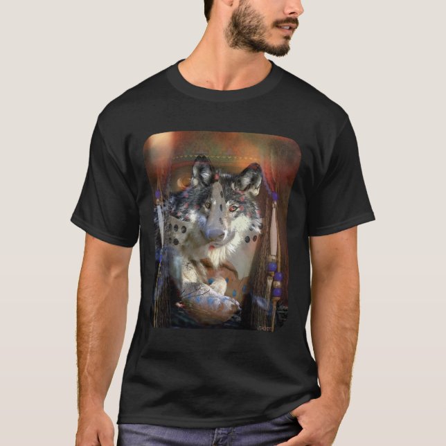 T-SHIRT ESPRIT DE LOUP (Devant)