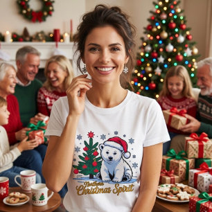 T-shirt Esprit de Noël nordique et Noël canadien