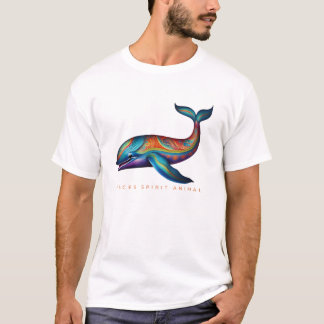 T-shirt Esprit de Poisson Baleine Alebrije Mâle