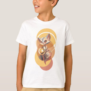 T-shirt Esprit de Renard Mystique Lumière Dorée Enfants