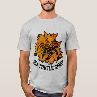 T-shirt Esprit de tortue de mer - nager avec la nature