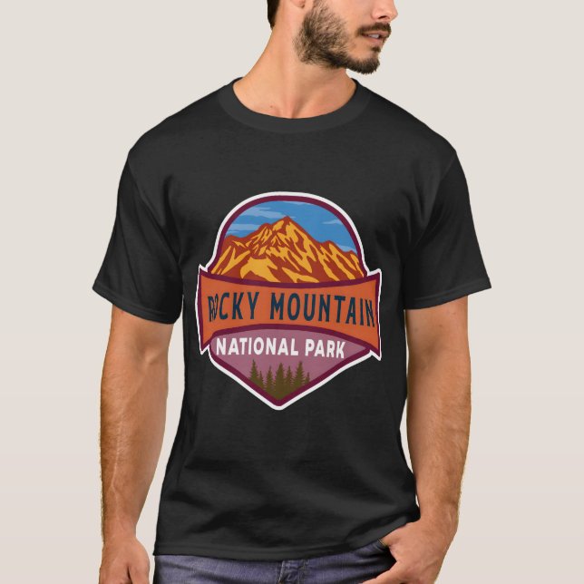 T-shirt Esprit des Montagnes Rocheuses (Devant)
