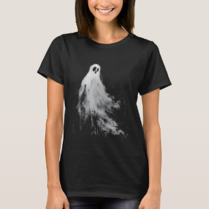 T-shirt Esprit Fantôme Horreur Éffrayante Halloween Grunge