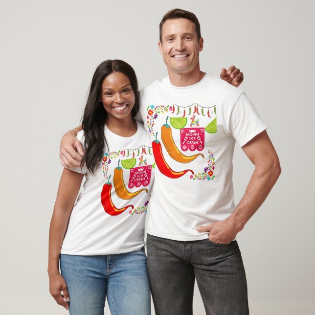 T-shirt Esprit Flamme Fiesta blanc (Unisexe)