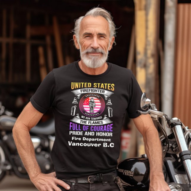 T-shirt Esprit héroïque d'un pompier (Créateur téléchargé)