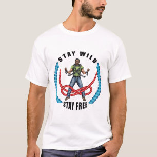 T-shirt "Esprit incassable, liberté sans limites"