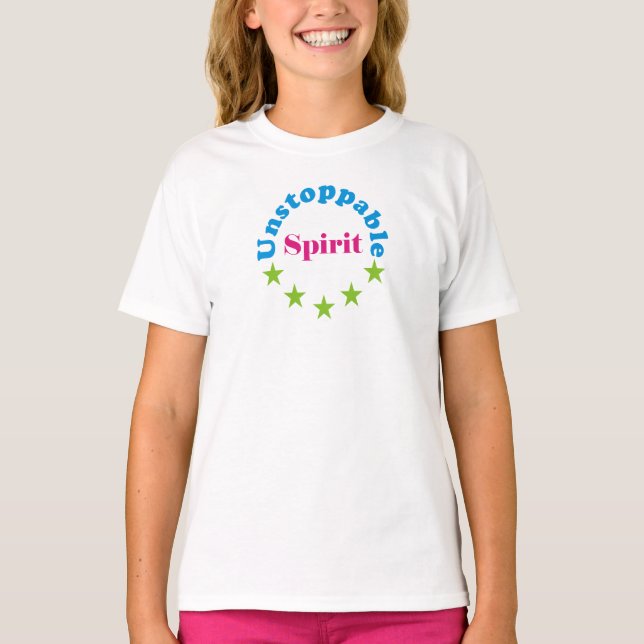 T-shirt esprit indomptable (Devant)