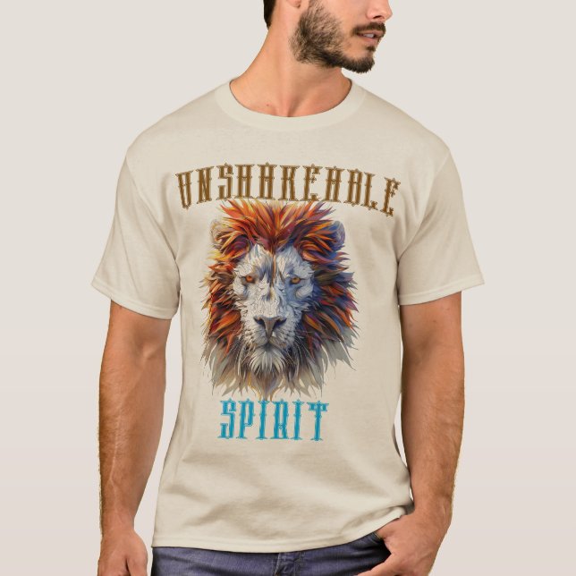 T-shirt Esprit inébranlable - Lion Face Tee (Devant)