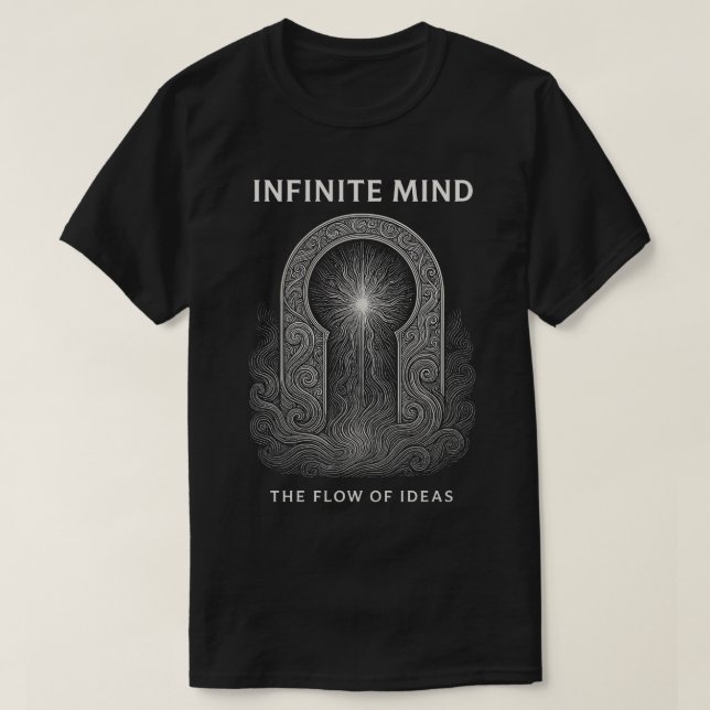 T-shirt ESPRIT INFINI – Le Flux d'Idées (Design devant)