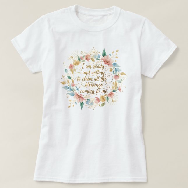 T-shirt Esprit Magnifique 100 pour cent responsable (Design devant)