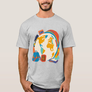 T-shirt Esprit nomade - Explorez le Tee extérieur