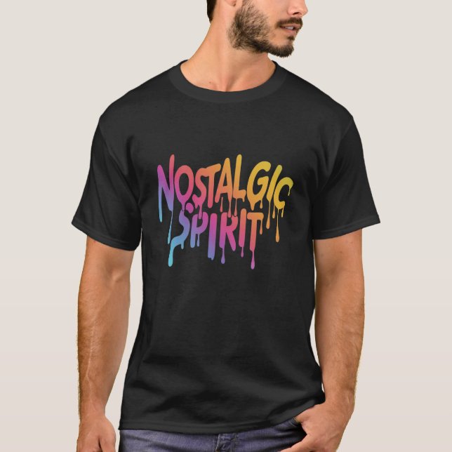 T-shirt Esprit nostalgique (Devant)