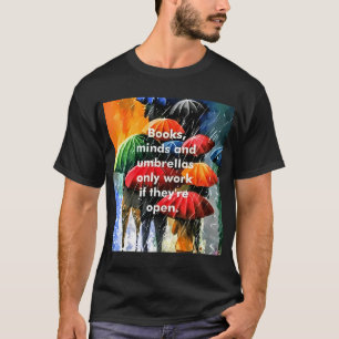T-shirt Esprit ouvert, livres ouverts