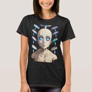 T-shirt Esprit psychédélique Voyage Série d'art