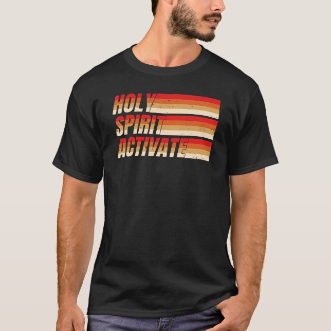 T-shirt Esprit Saint Active Chrétien (Devant)
