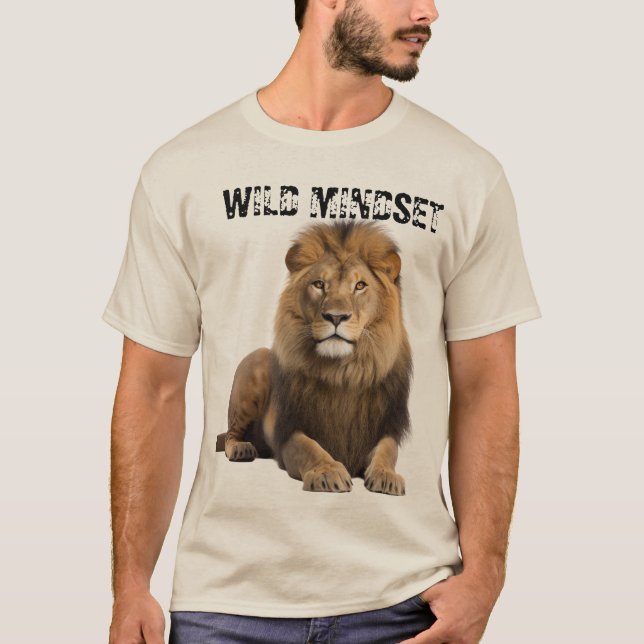 T-shirt Esprit sauvage - Alpha Lion Tee (Devant)