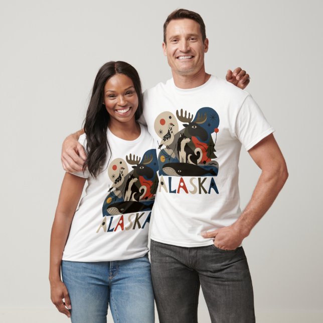 T-shirt Esprit sauvage de l'Alaska (Unisexe)