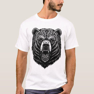 T-shirt Esprit sauvage tissé : Ours celtique pour votre jo