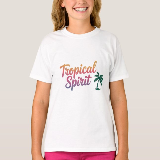 T-shirt Esprit tropical (Devant)