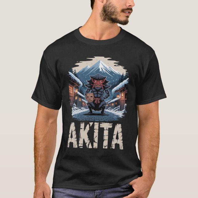 T-shirt Esprit Yokai d'Akita  (Devant)