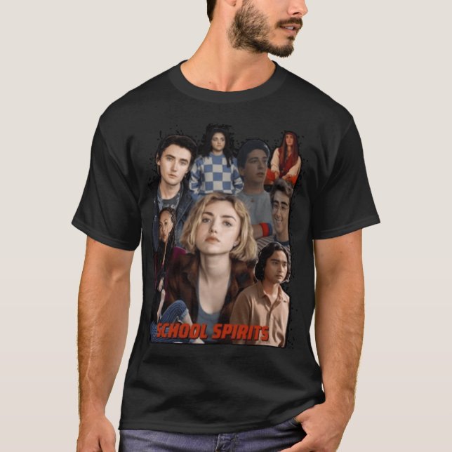 T-shirt Esprits de l'école amis rétro (Devant)