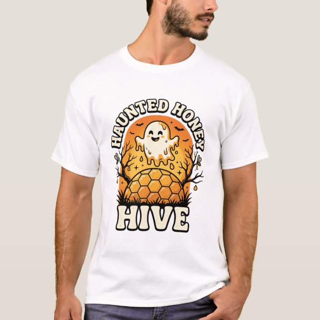 T-shirt Esprits de miel hantés d'Halloween (Devant)