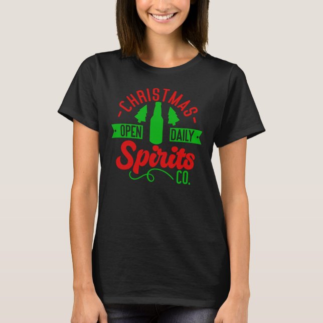 T-shirt Esprits de Noël (Devant)