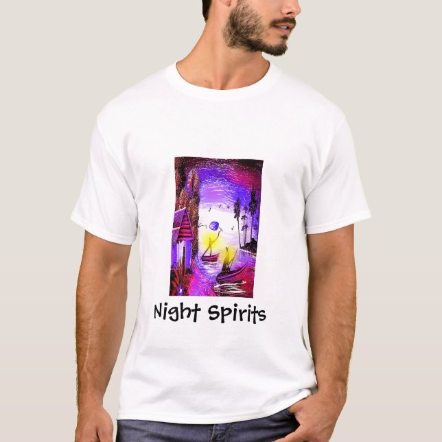 T-SHIRT ESPRITS DE NUIT (Devant)