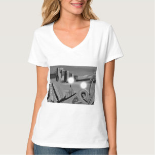 T-shirt Esprits de paix mondiale orbes branchés élégants