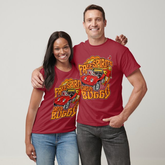 T-shirt Esprits libres conduisent un buggy - buggy du dése (Unisexe)