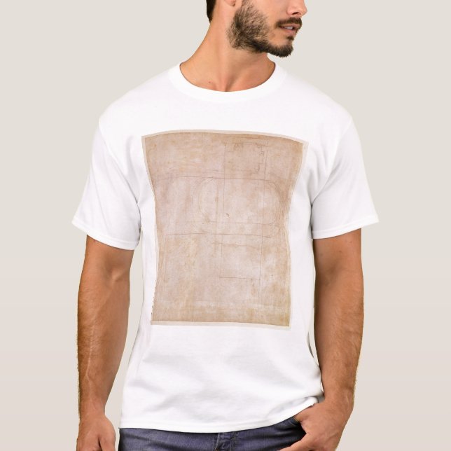 T-shirt Esquisse architecturale (Devant)