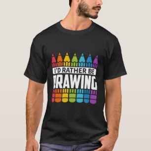 T-shirt Esquisse - Je Préfère Dessiner