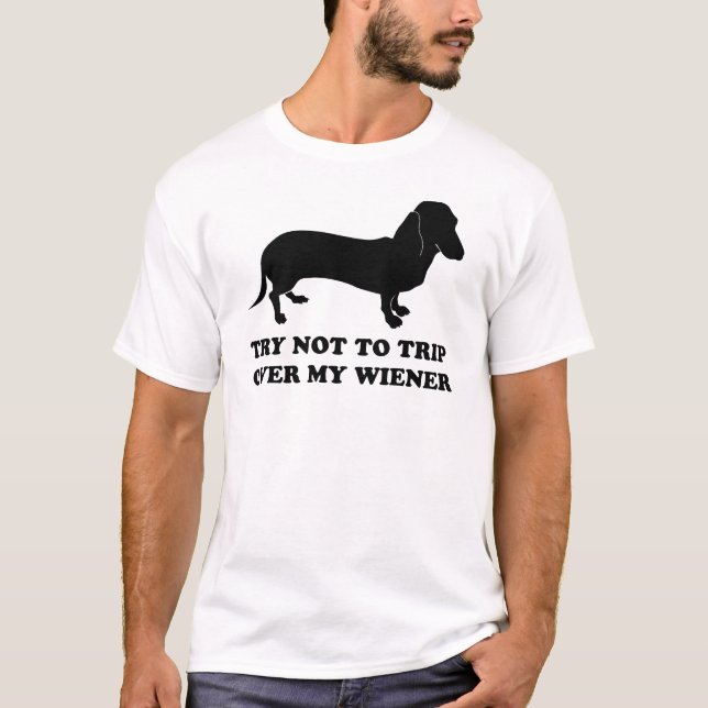T-shirt Essai à ne pas se déclencher au-dessus de ma (Devant)
