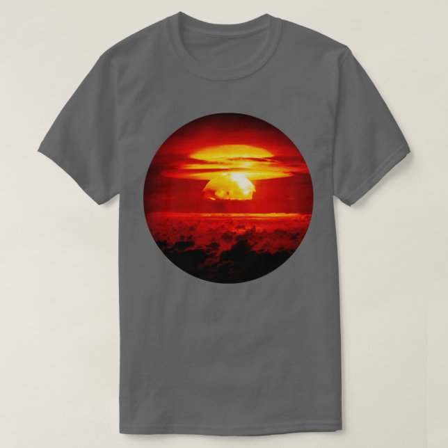 T-shirt Essai de bombe atomique Bikini Atoll Îles Marshall (Design devant)