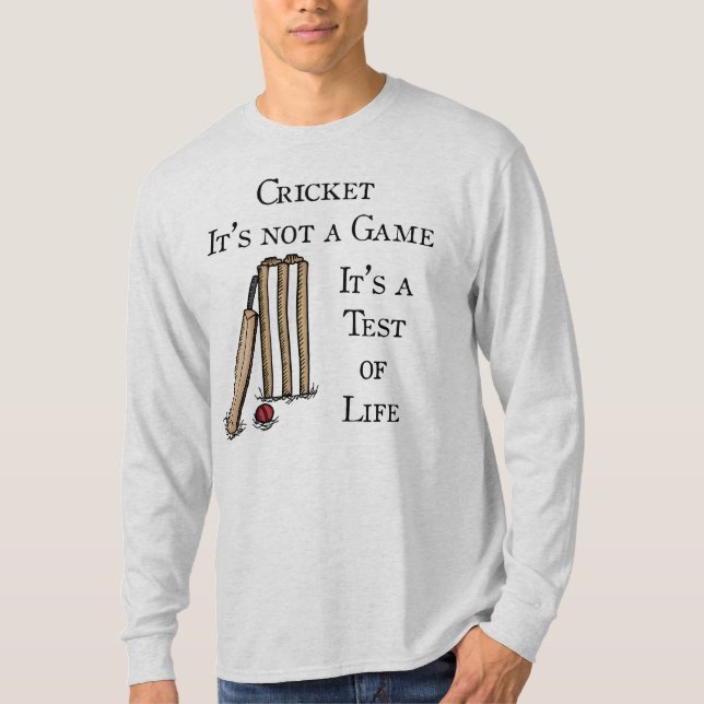 T-shirt Essai de cricket (Devant)