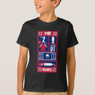 T-shirt Essai de cricket anglais