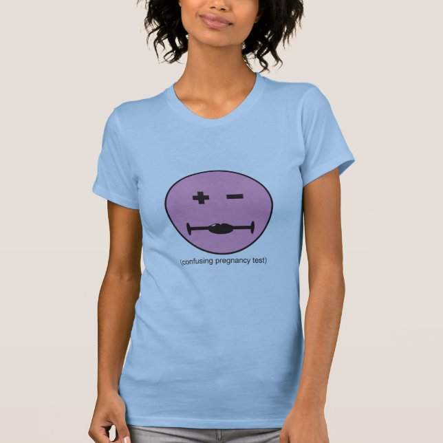 T-shirt Essai de grossesse embrouillant (Devant)
