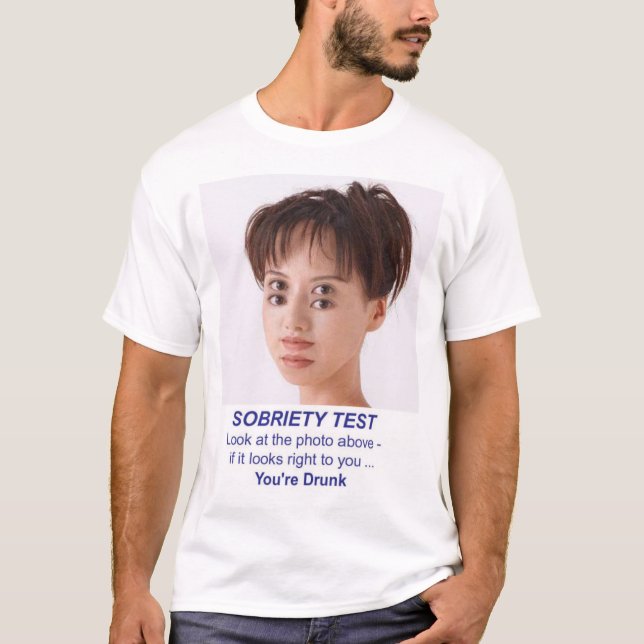 T-shirt essai de sobriété (Devant)