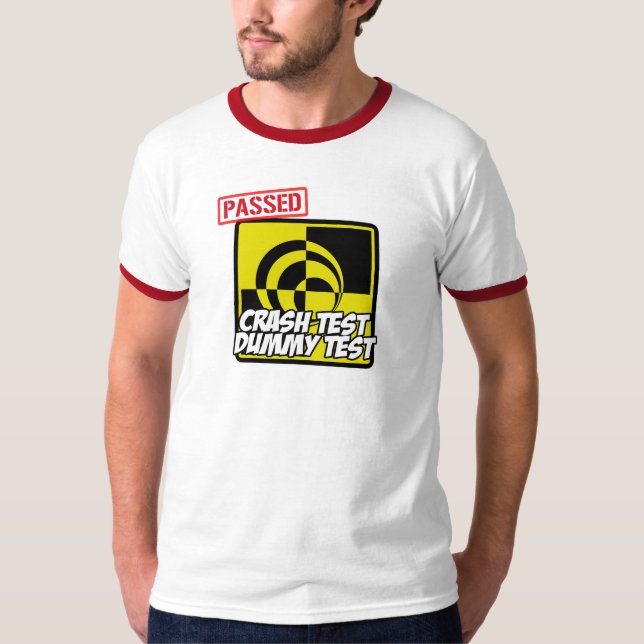 T-shirt essai factice d'essai d'accident…. (Devant)