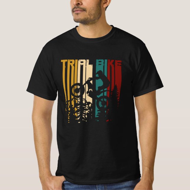 T-shirt Essai Moto vintage (Devant)