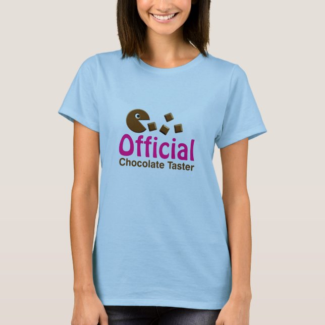 T-shirt Essai officiel de chocolat - Customisé (Devant)