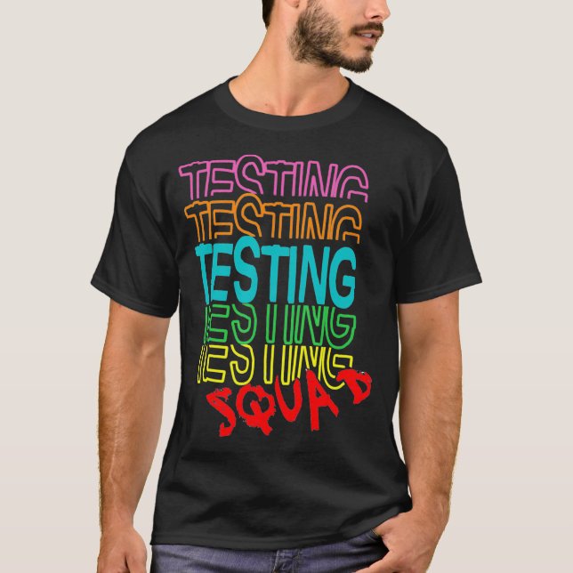 T-shirt Essai Squad Funny Professeur de l'école élémentair (Devant)