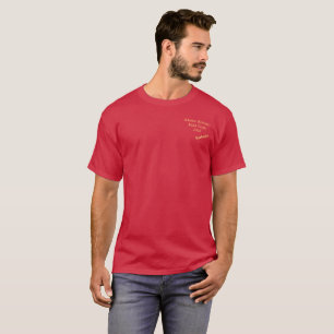 T-shirt Essais pratiques 2018 de robotique d'équipe de