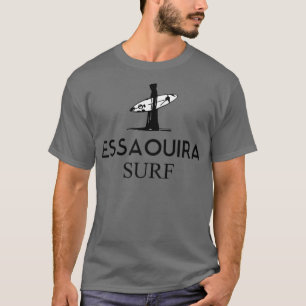 T-shirt Essaouira surf maroc moment de surf à essaouira