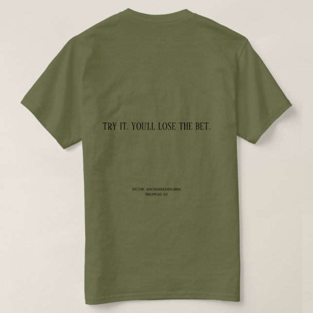 T-shirt Essayez le barbecue du Sud (Design dos)