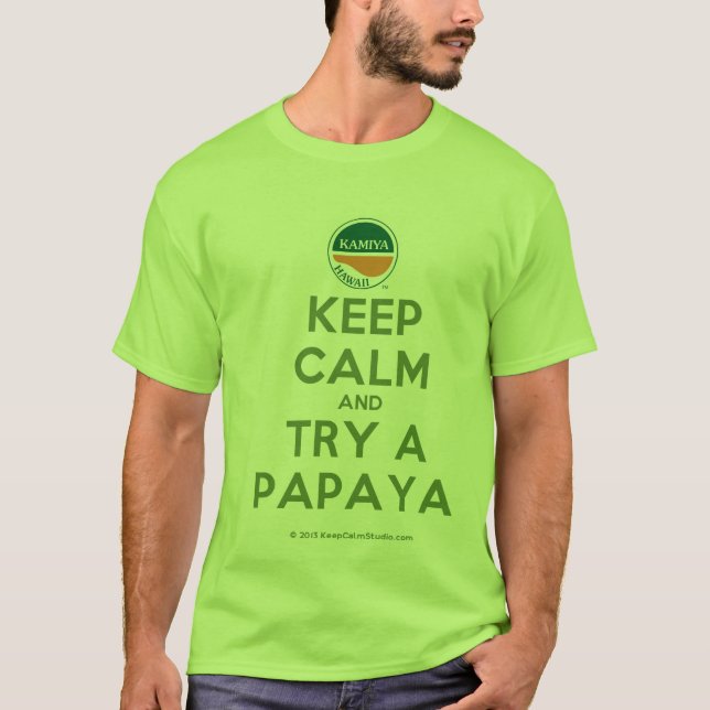 T-shirt Essayez une papaye ! (Devant)