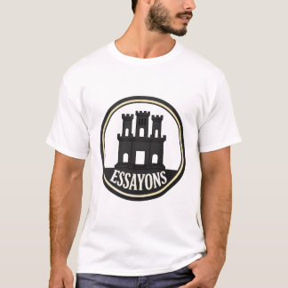 T-shirt Essayons Engineer Castle Retro T‑Shirt