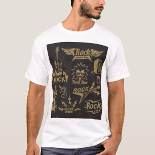 T-shirt Essence de musique rock énergique